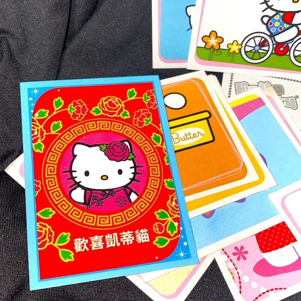 Hello Kitty Sanrio Import from Italy sticker trading cards mixed lot rare kawaii